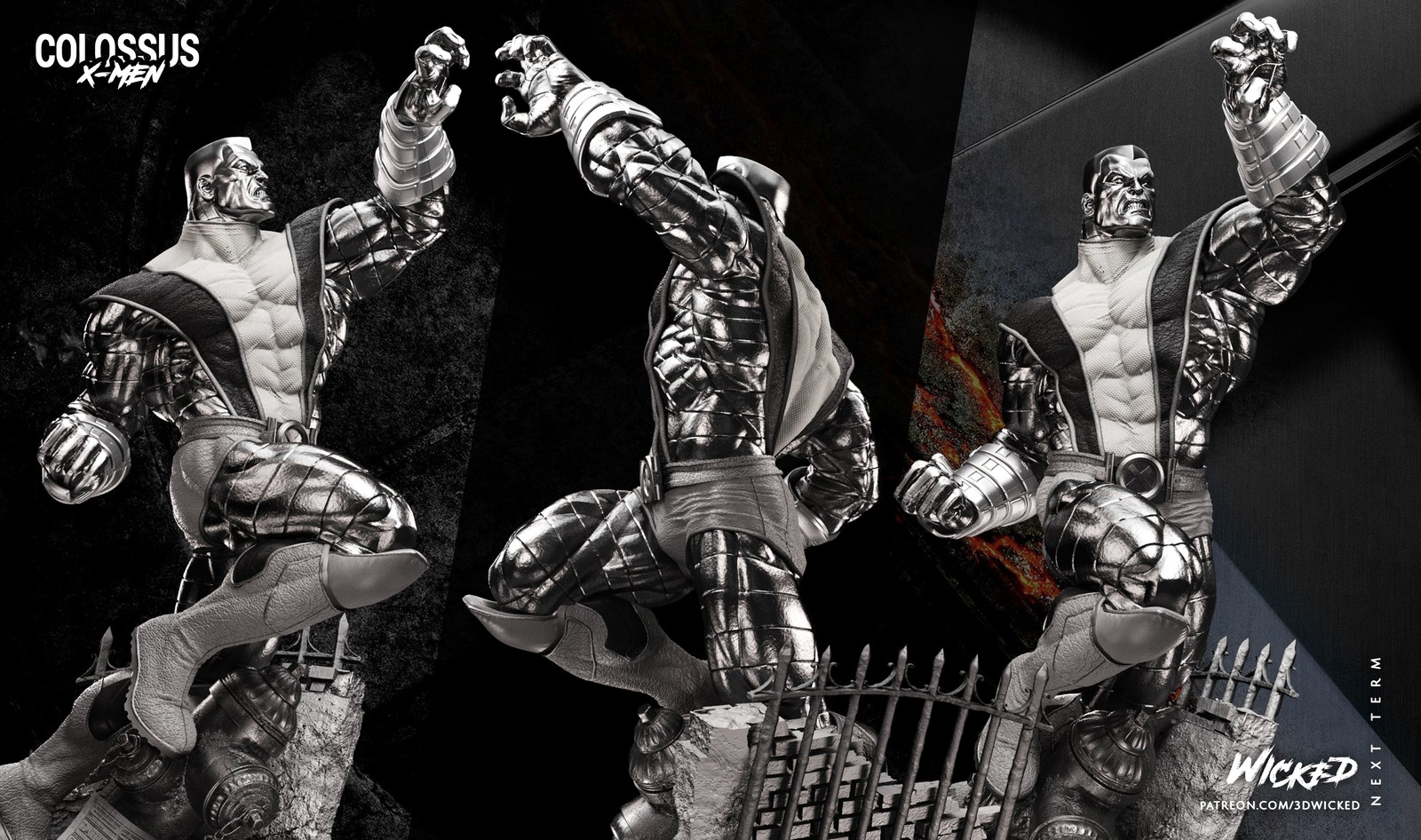 Marvel Colossus Sculpture - Image 3