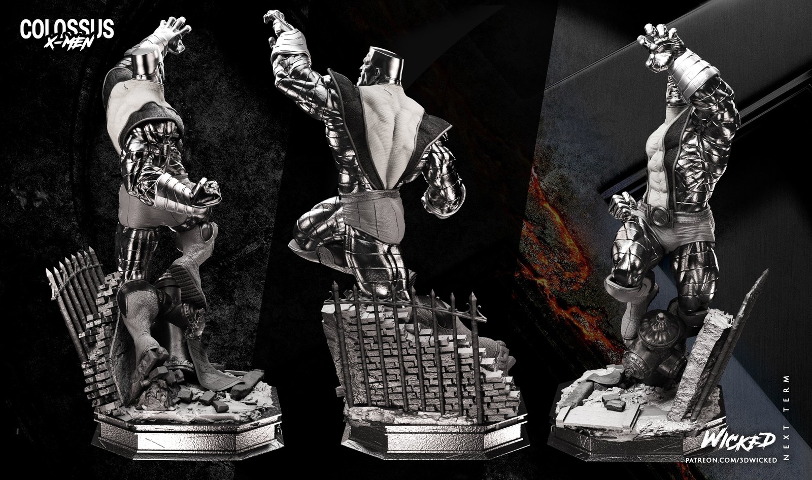 Marvel Colossus Sculpture - Image 4