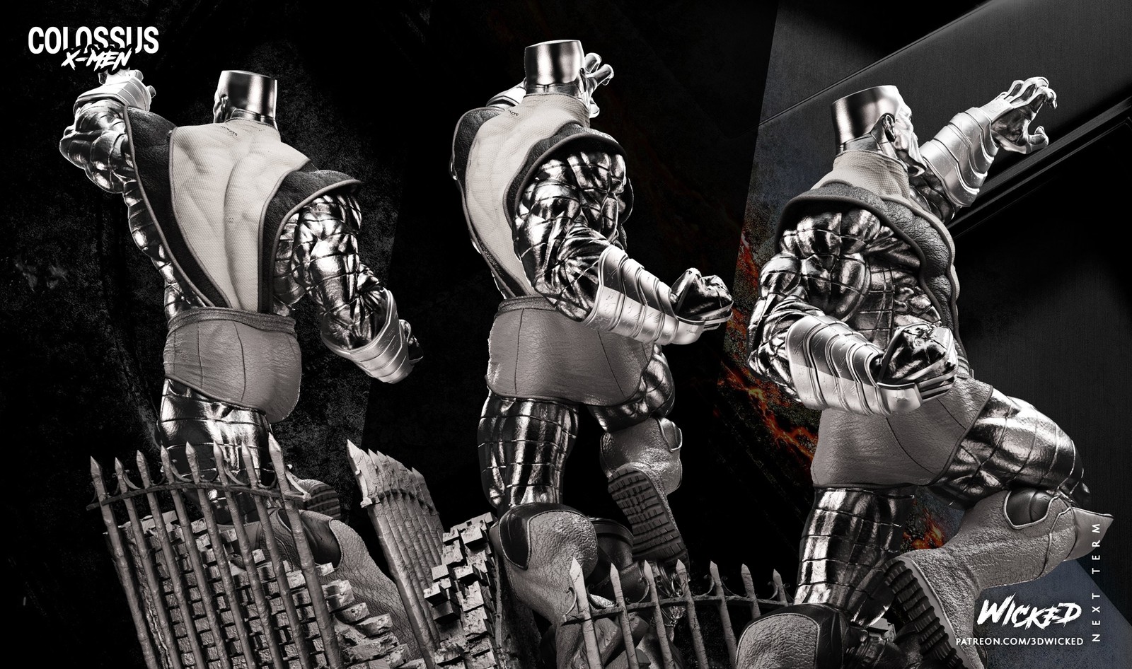 Marvel Colossus Sculpture - Image 5