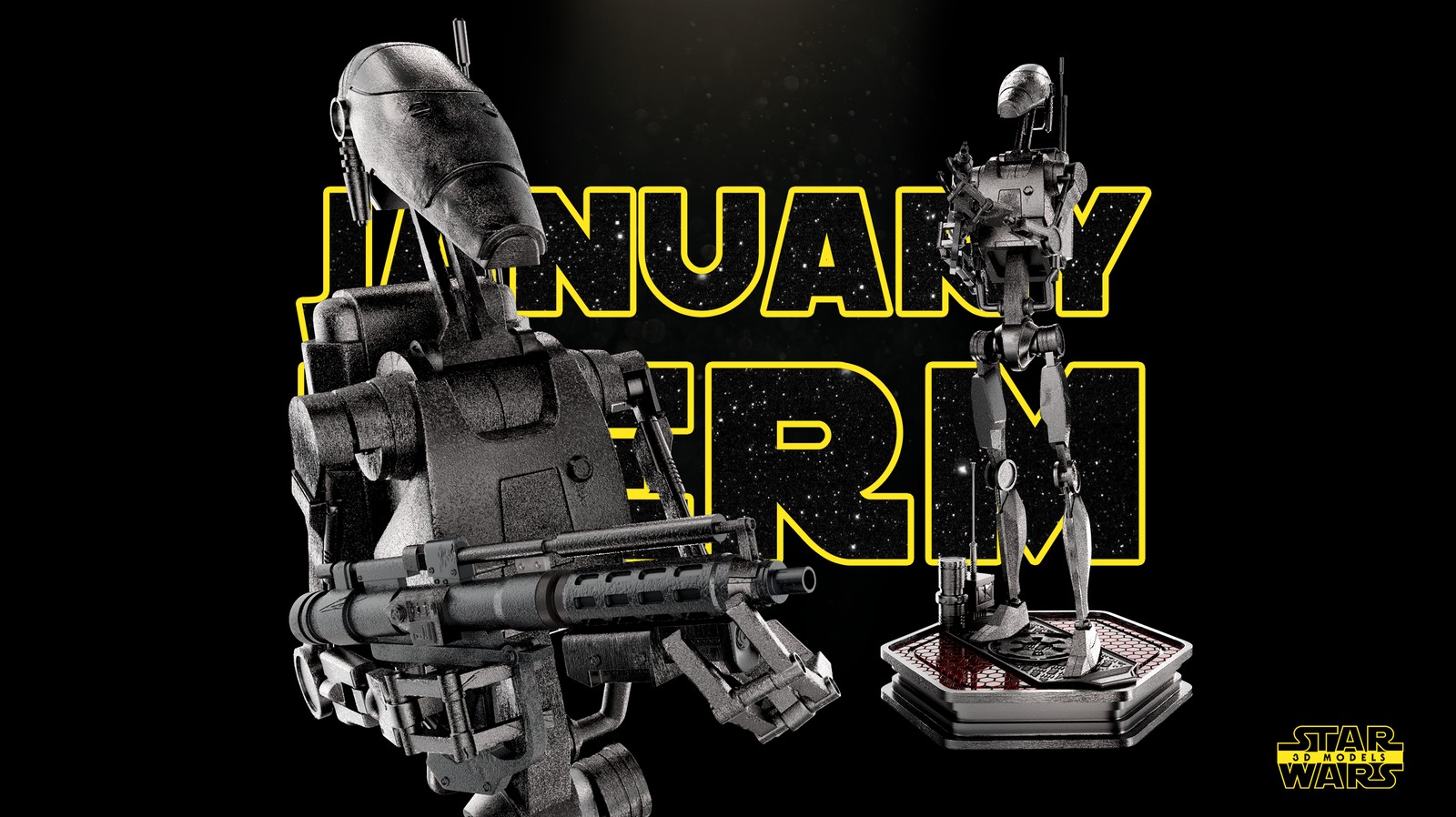 Combat Droid B1 Sculpture