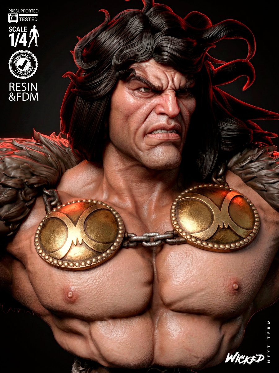 Marvel Conan The Barbarian Portrait Bust - Image 3