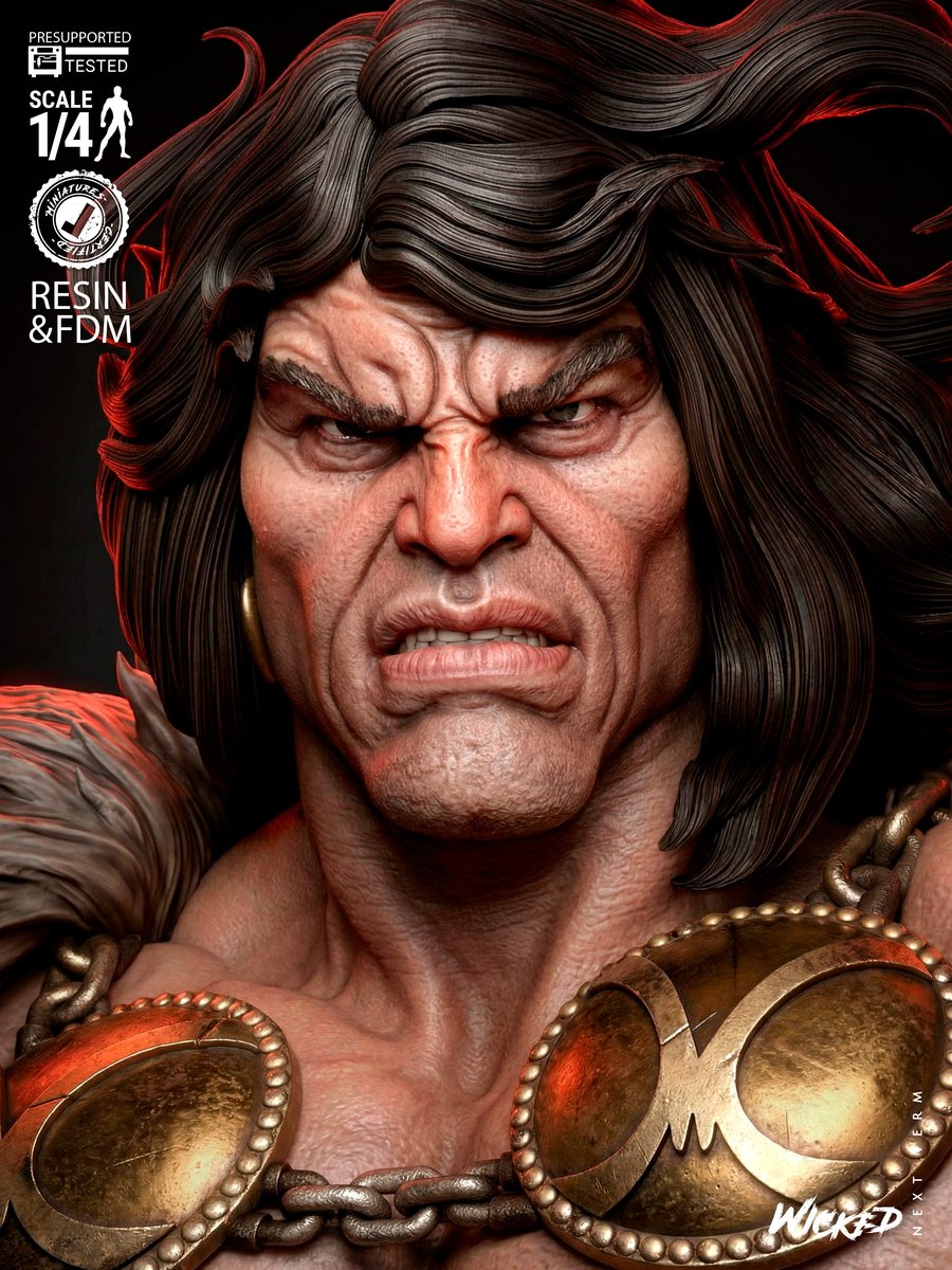 Marvel Conan The Barbarian Portrait Bust - Image 4