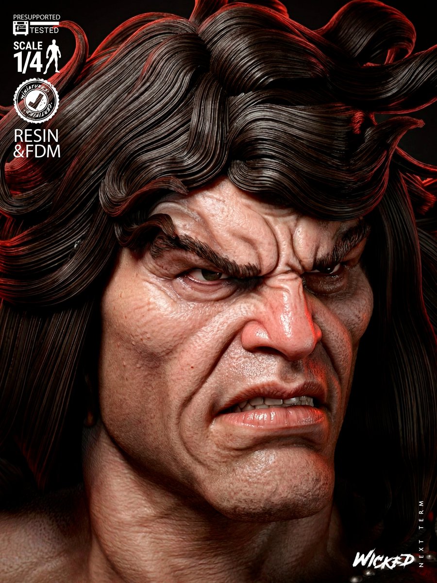 Marvel Conan The Barbarian Portrait Bust - Image 5