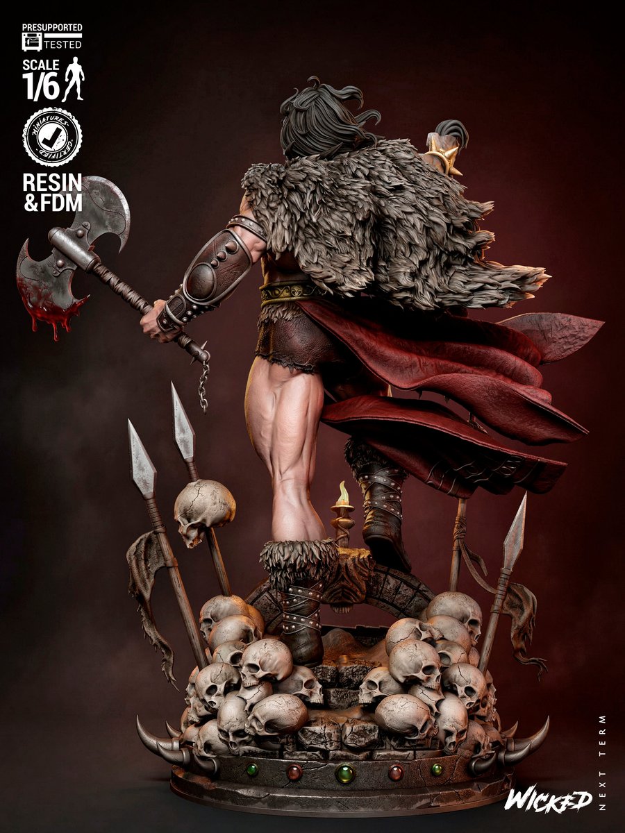Marvel Conan The Barbarian Sculpture - Image 3
