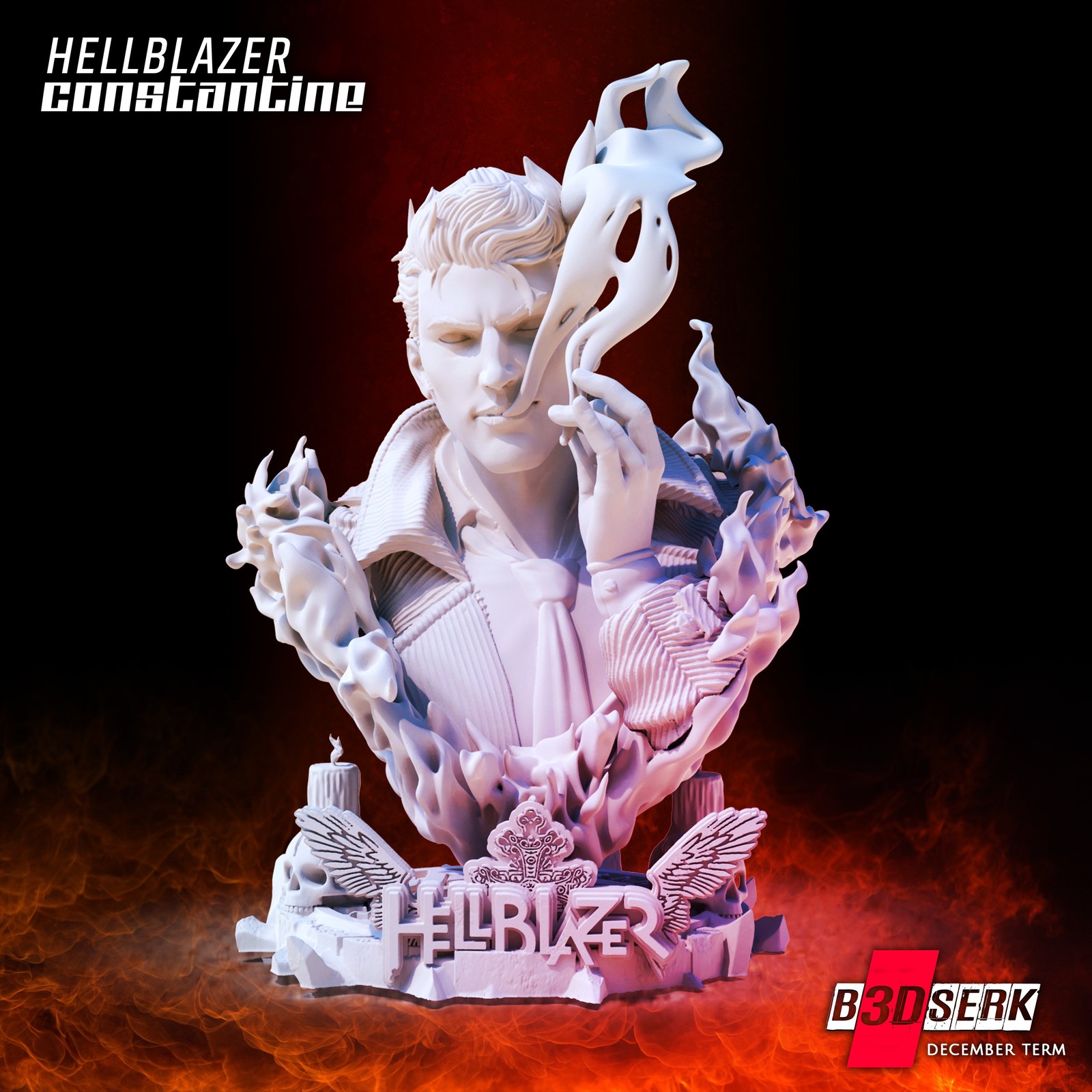 HellBlazer: Constantine 3D Bust