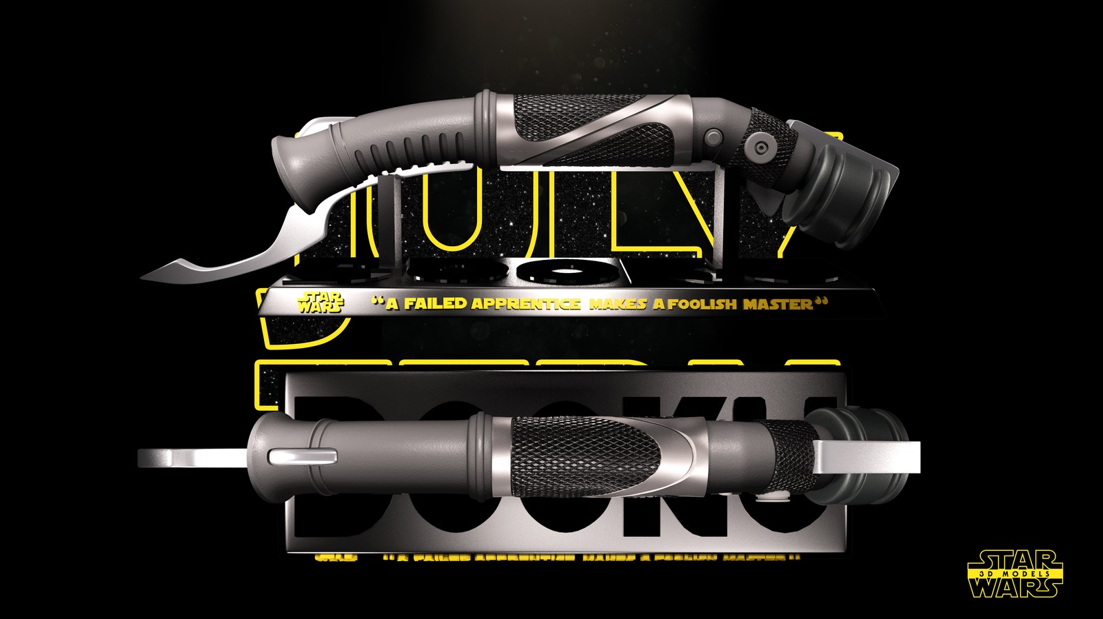 Count Dooku Lightsaber Sculpture - Image 2