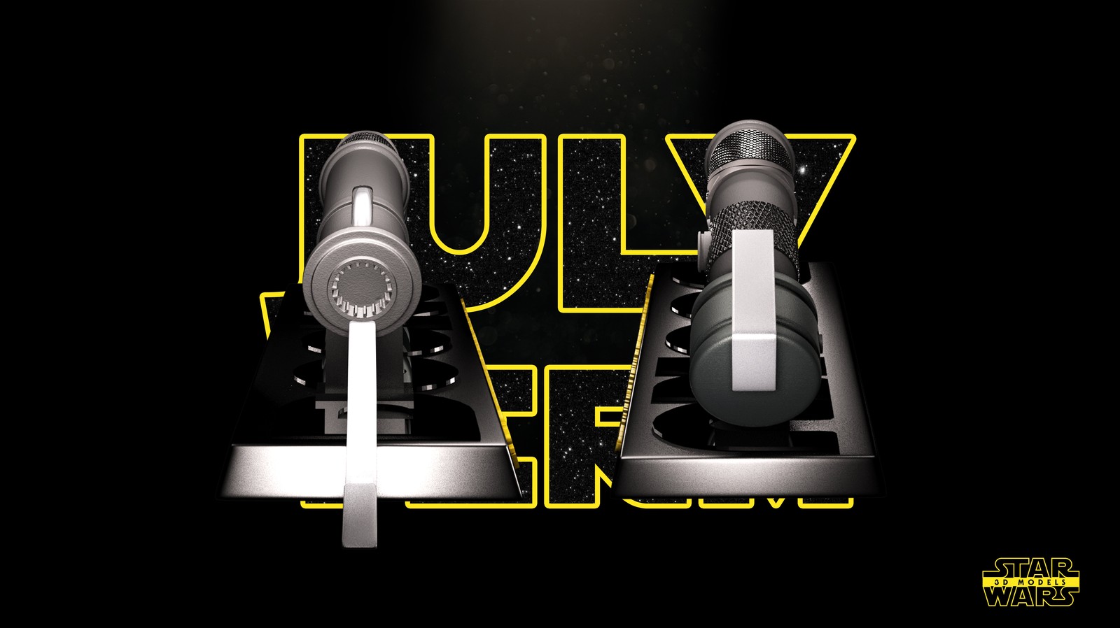 Count Dooku Lightsaber Sculpture - Image 3