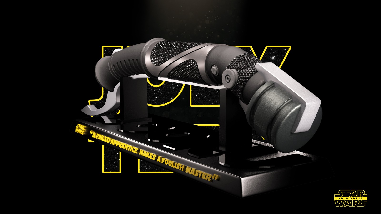 Count Dooku Lightsaber Sculpture - Image 4