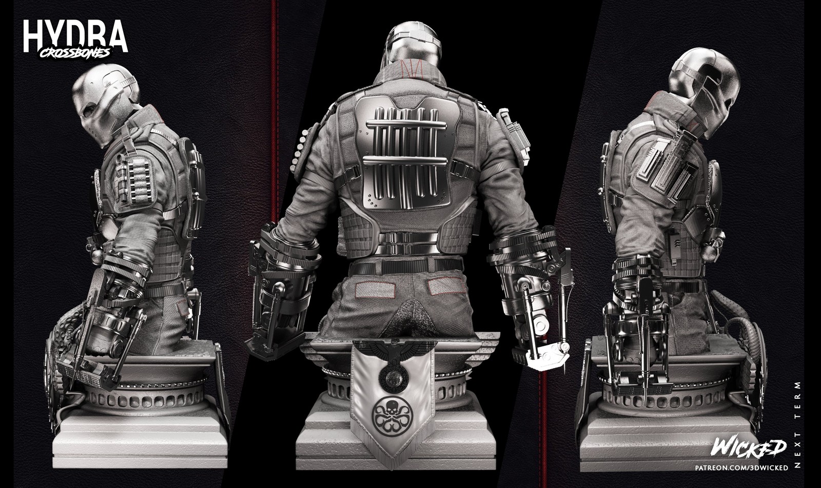 Crossbones Bust - Image 3