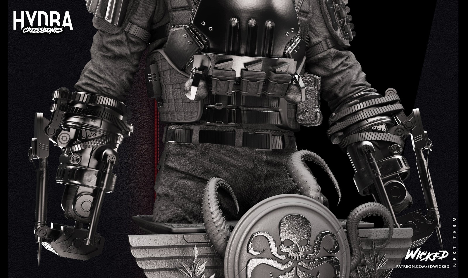 Crossbones Bust - Image 4