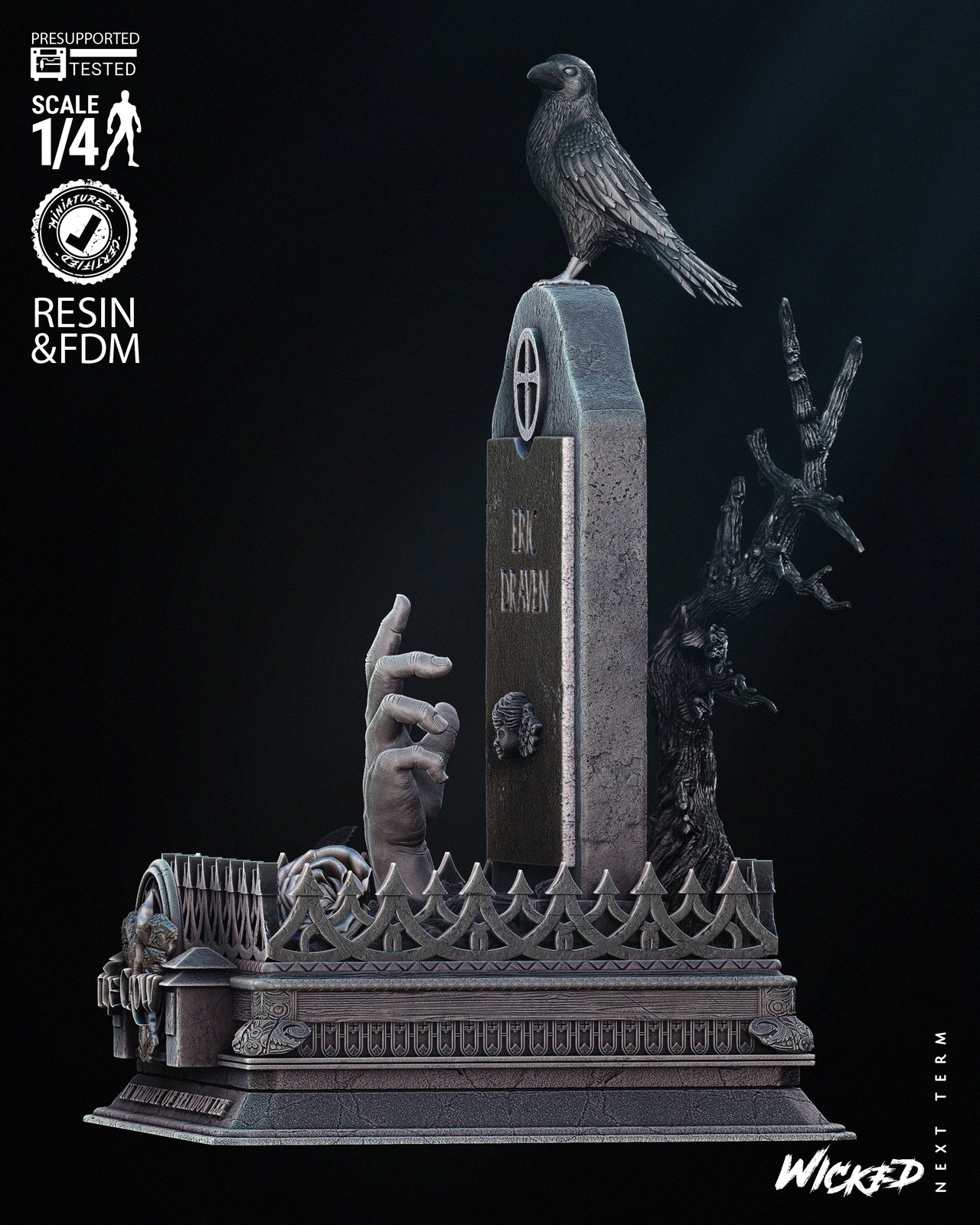 Crow Tomb Bust - Image 4