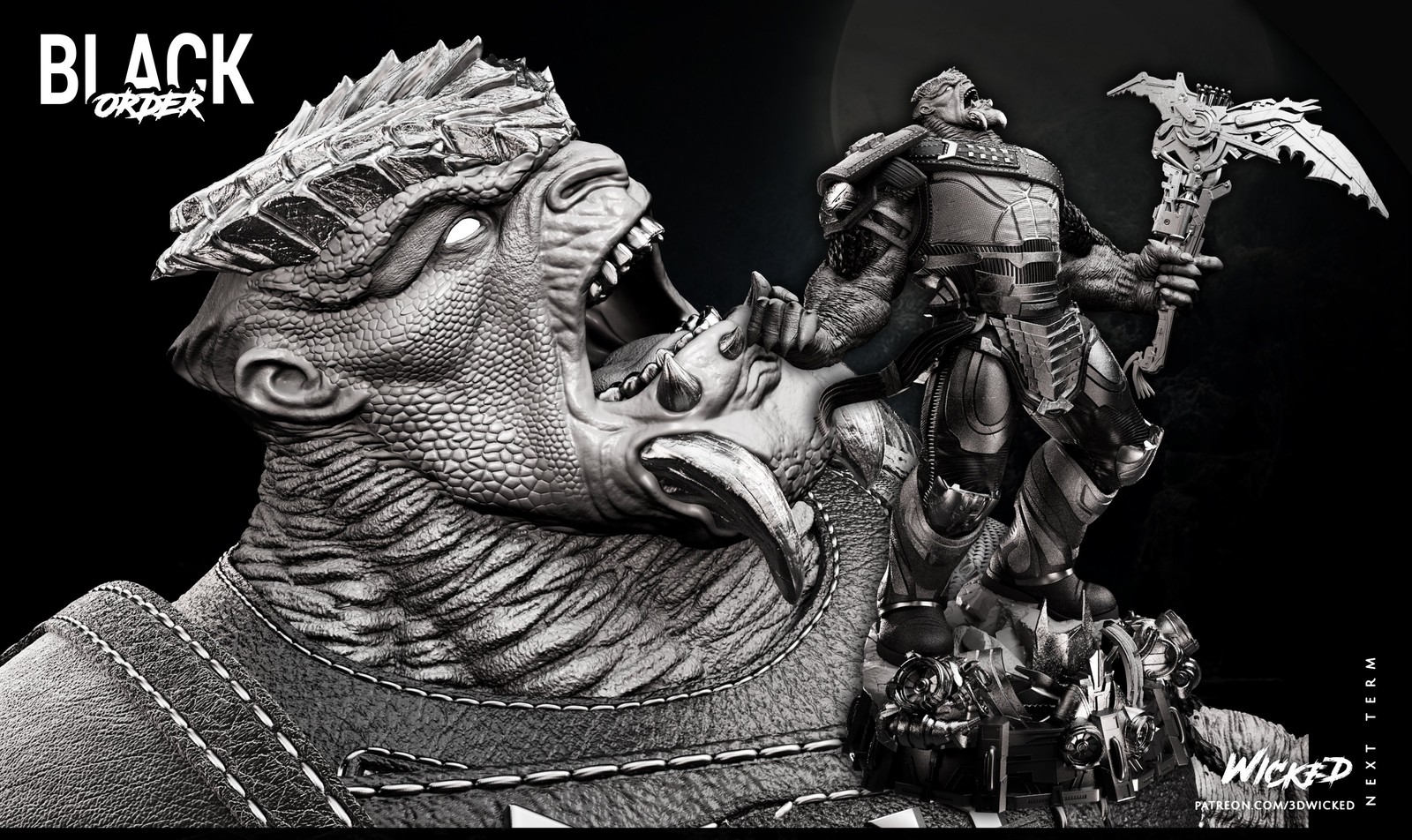 Marvel Cull Obsidian Sculpture