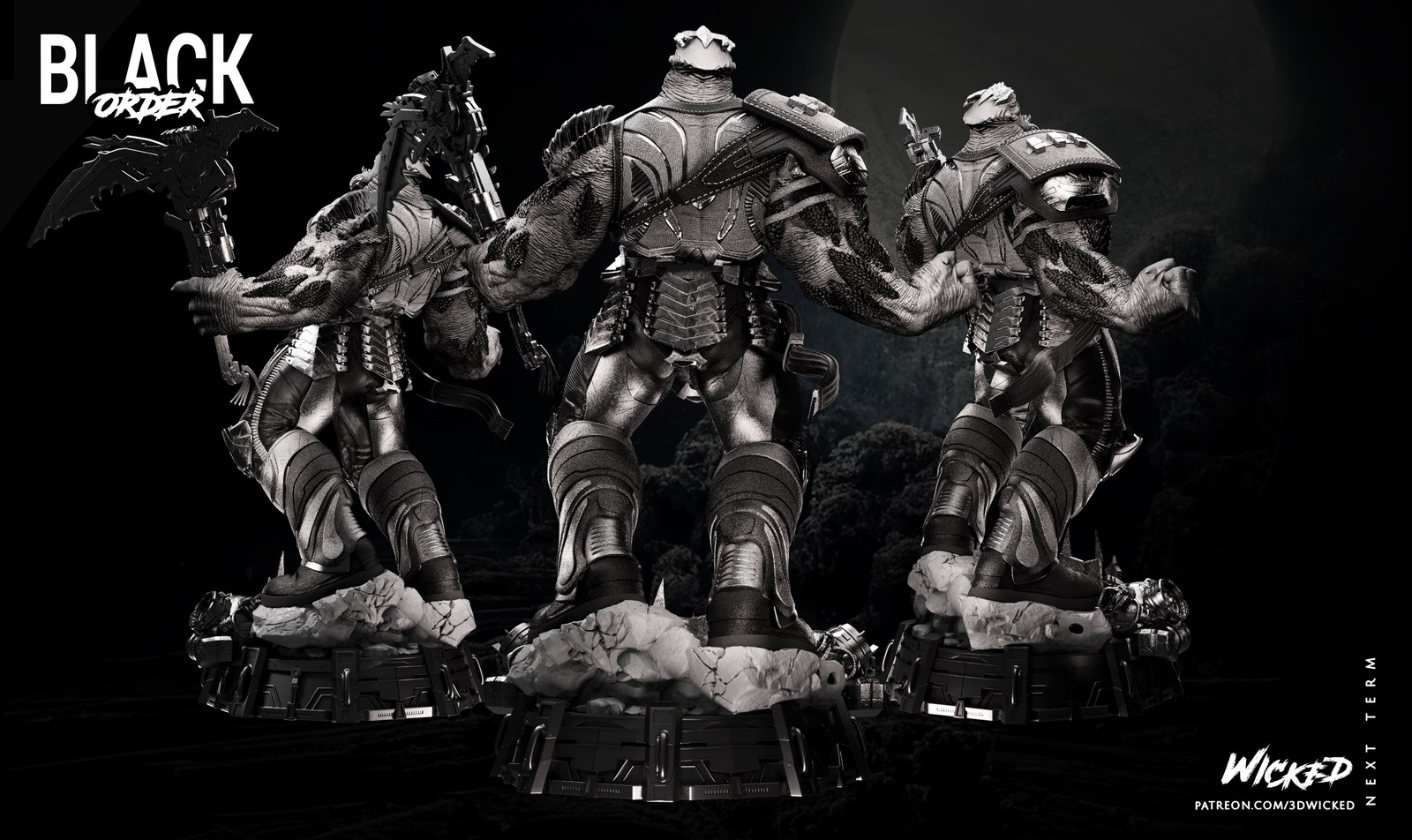 Marvel Cull Obsidian Sculpture - Image 3