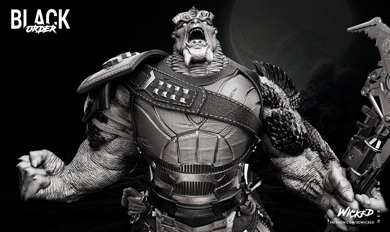 Marvel Cull Obsidian Sculpture - Image 5