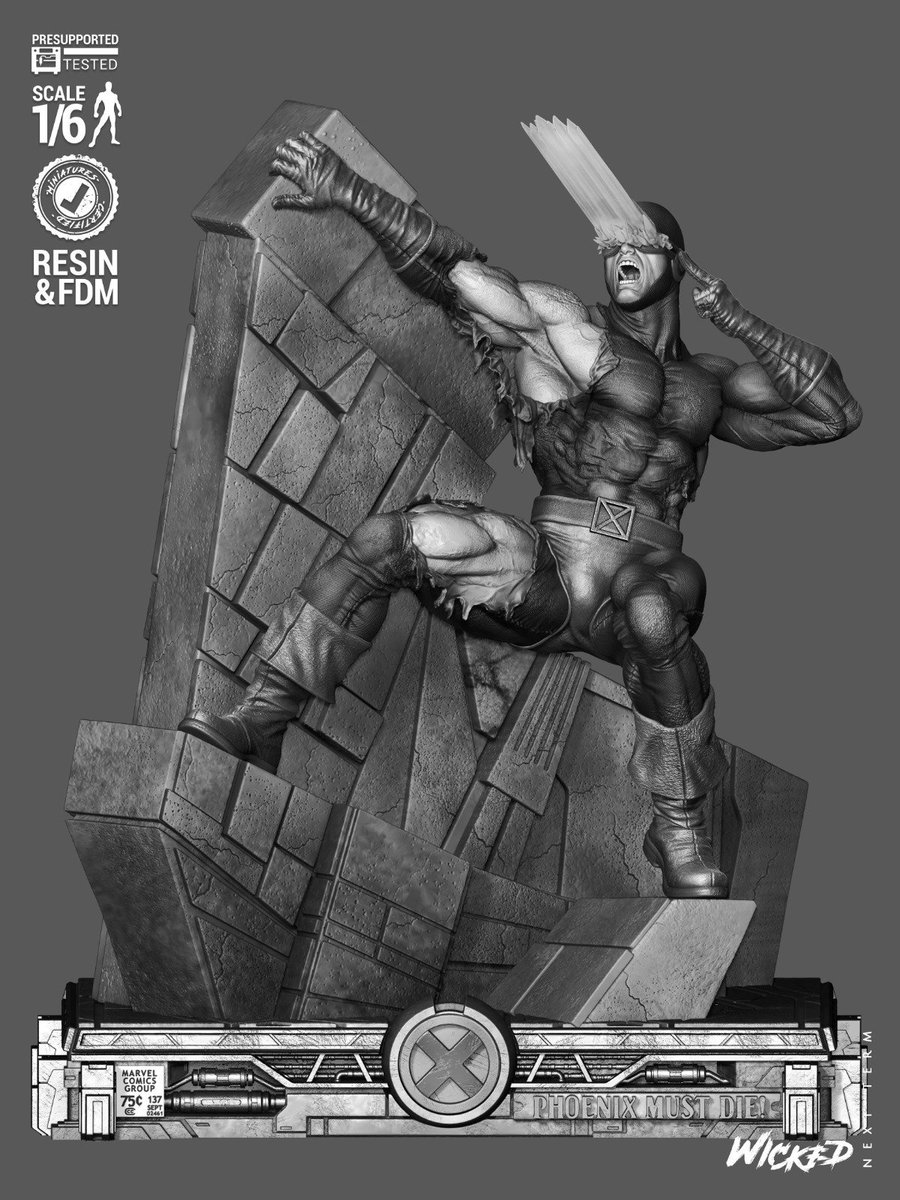 Marvel February 2026 Term Cyclops Sculpture