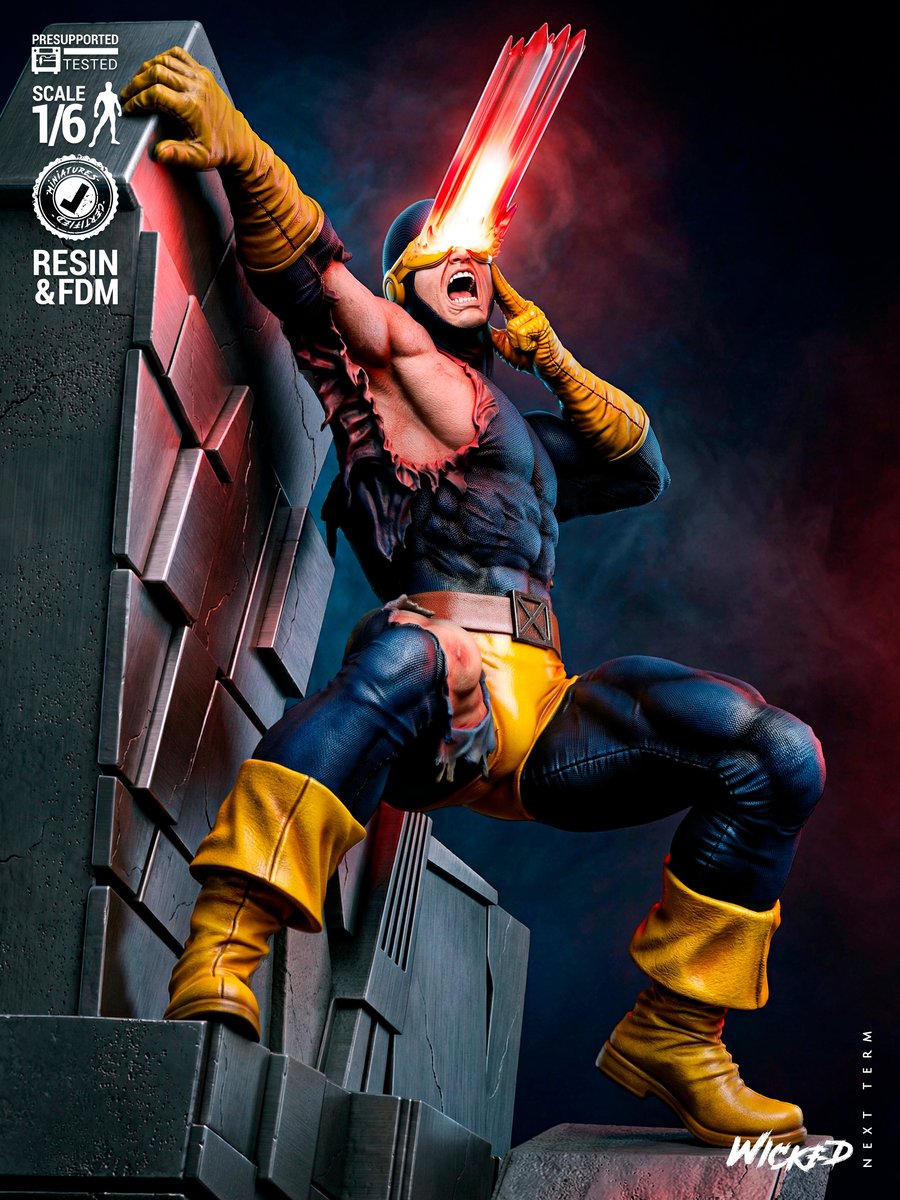 Marvel Cyclops Sculpture - Image 2