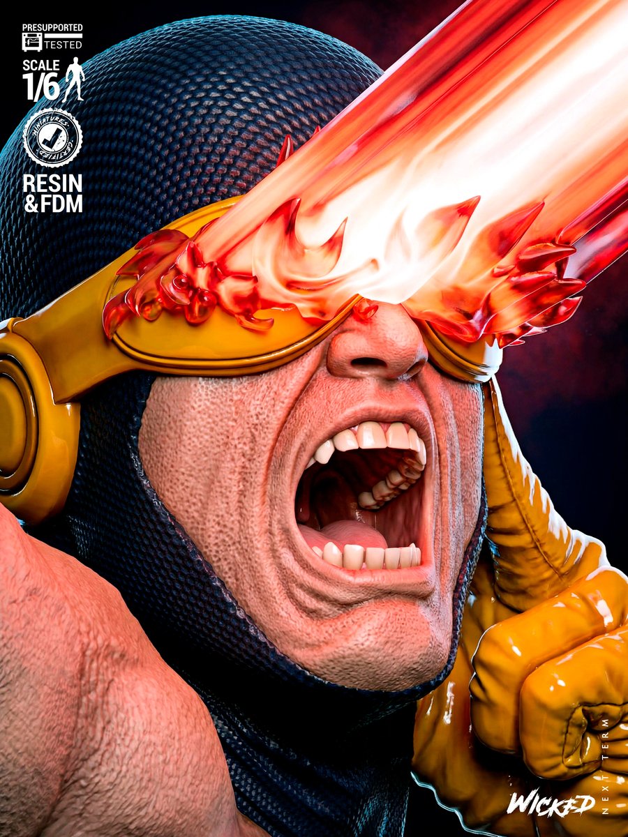 Marvel Cyclops Sculpture - Image 5