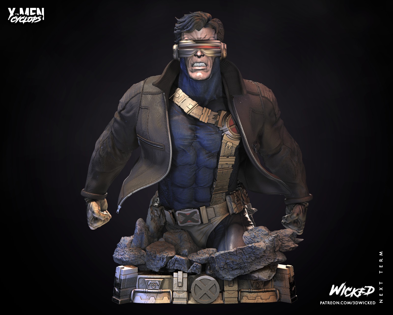 Marvel Cyclops Bust - Image 2