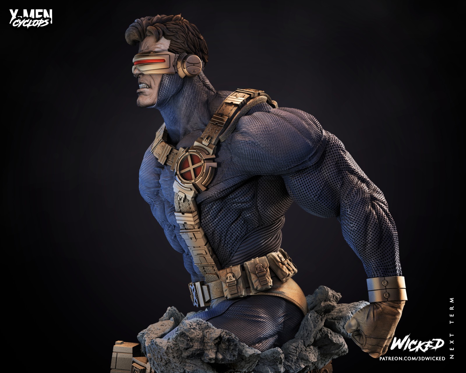 Marvel Cyclops Bust - Image 5