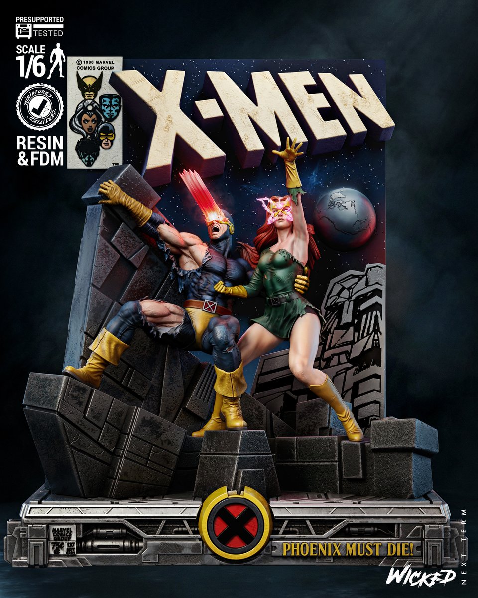 Marvel February 2026 Term Cyclops and Jean Diorama