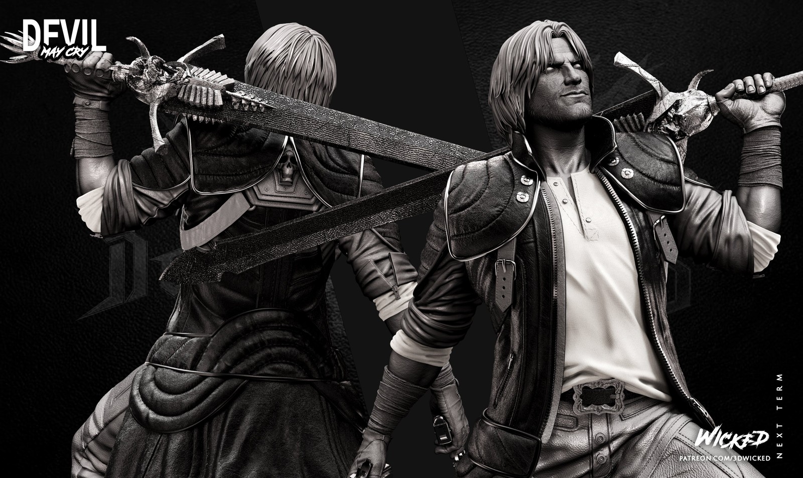 Video Game Dante Sculpture - Image 4