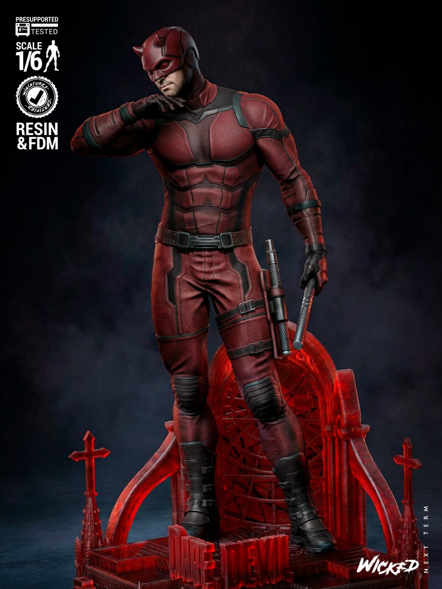 Marvel March 2026 Term Daredevil Sculpture - Image 4