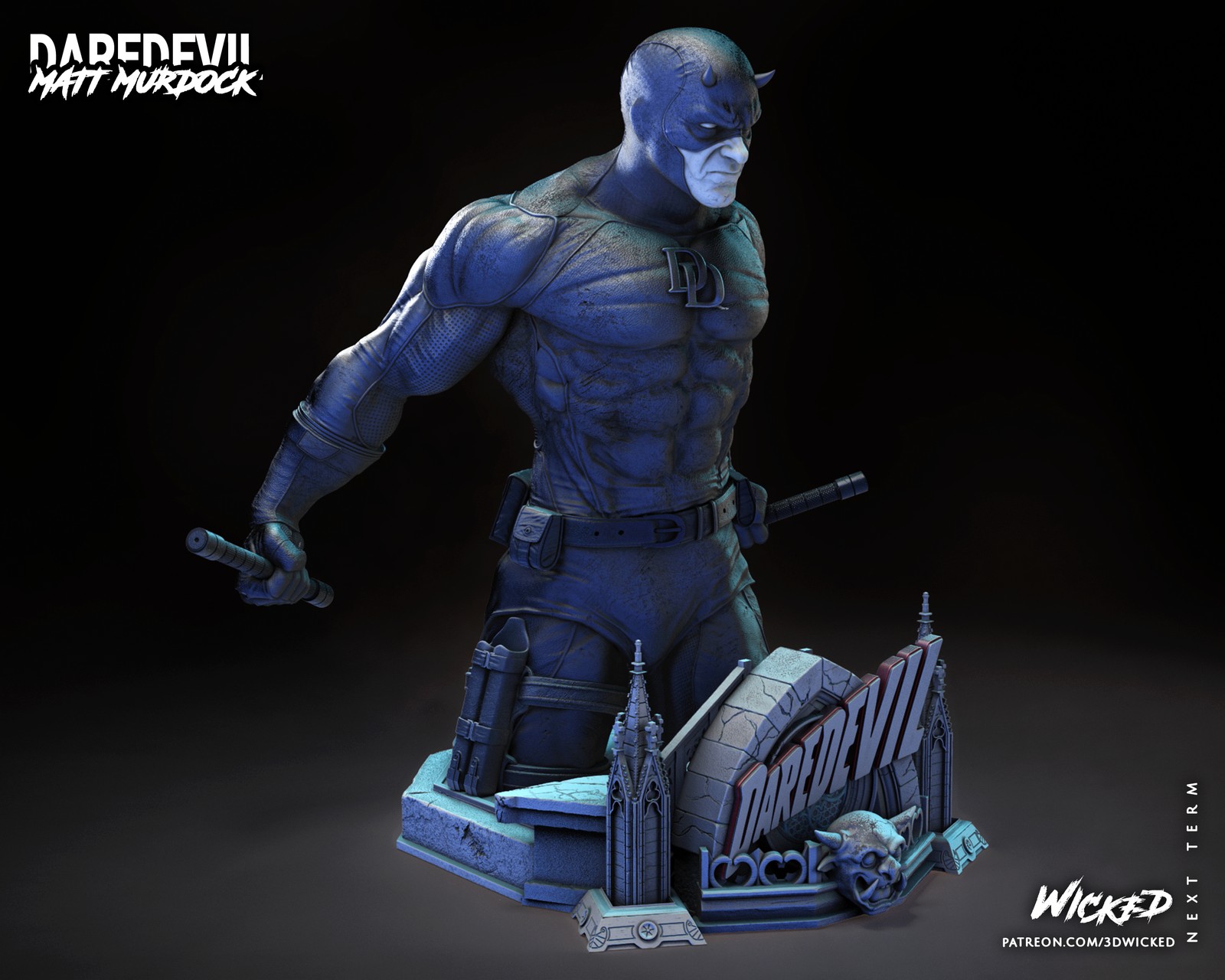 Marvel Daredevil Bust - Image 4