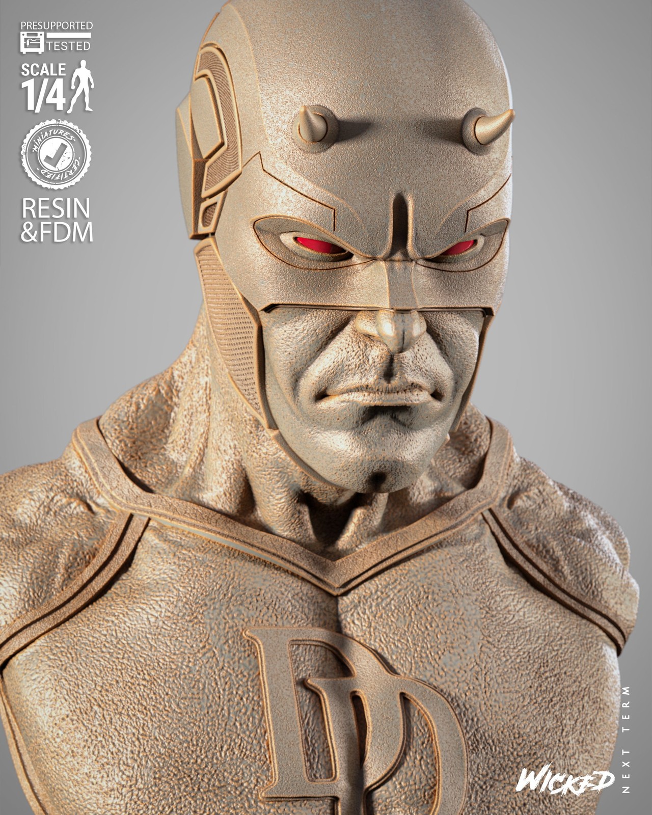 Marvel Daredevil Portrait Bust - Image 3