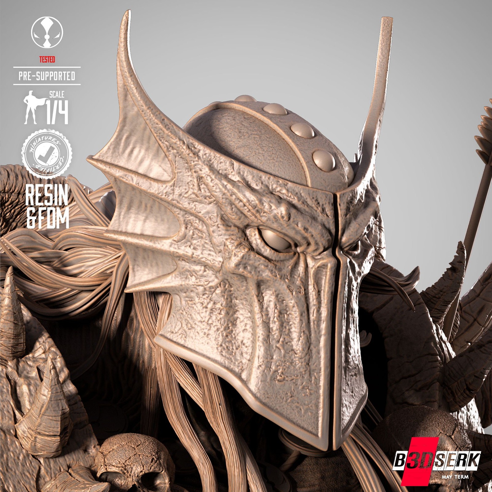 Dark Ages Spawn Portrait Bust - Image 5