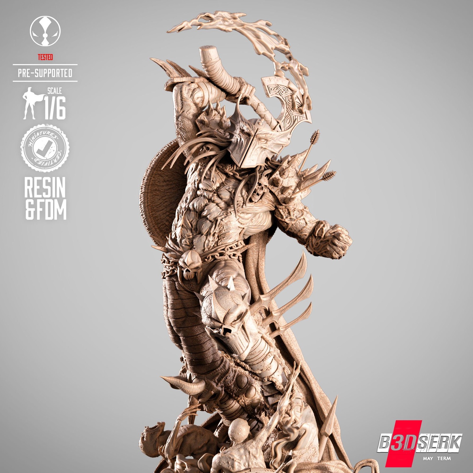 Dark Ages Spawn Sculpture - Image 3