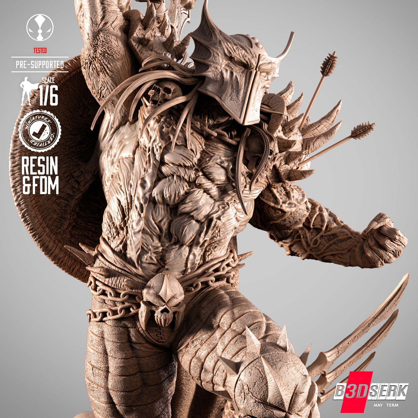 Dark Ages Spawn Sculpture - Image 4