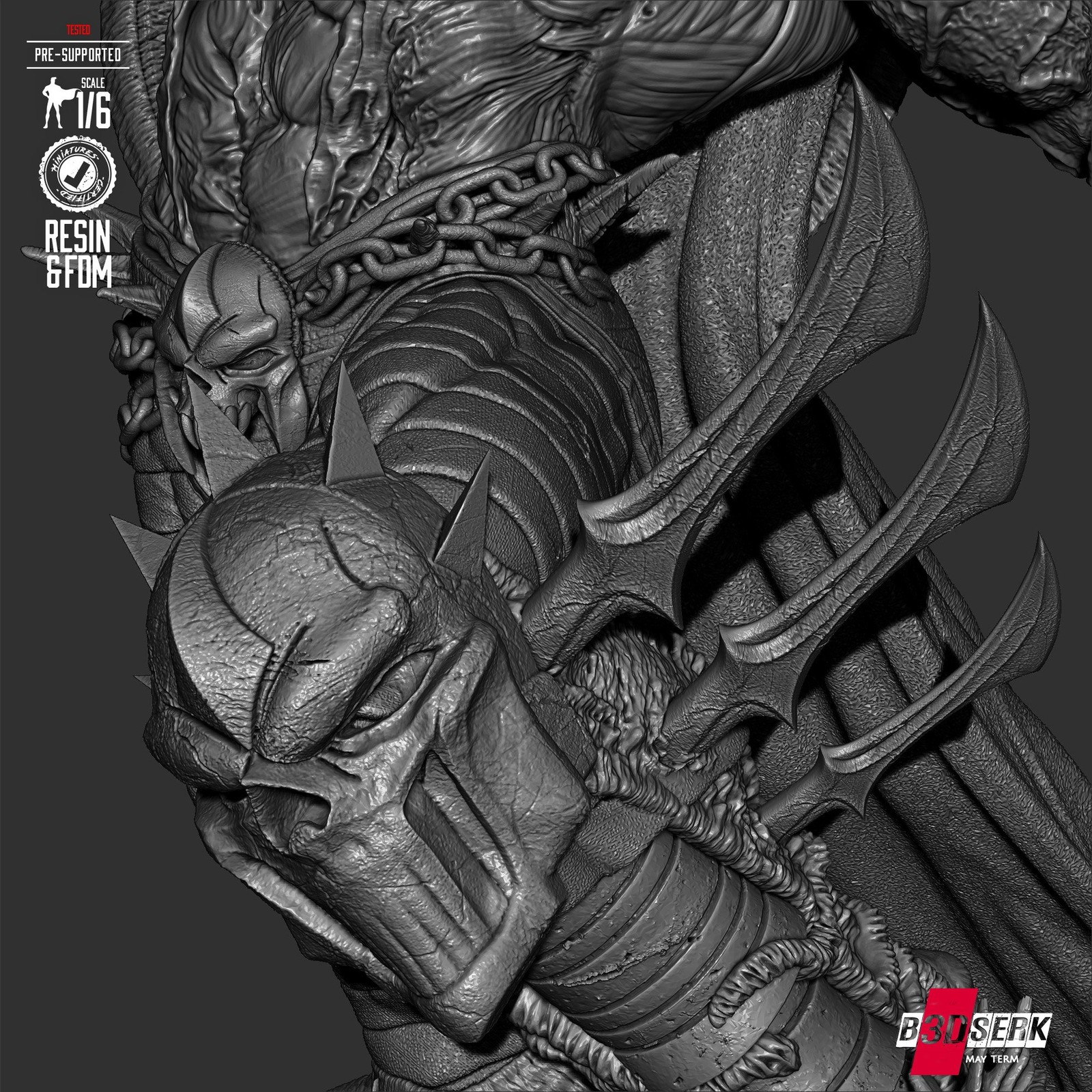 Dark Ages Spawn Sculpture - Image 5