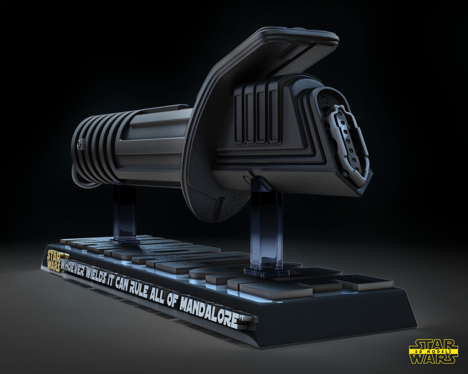 Dark Saber Sculpture - Image 4