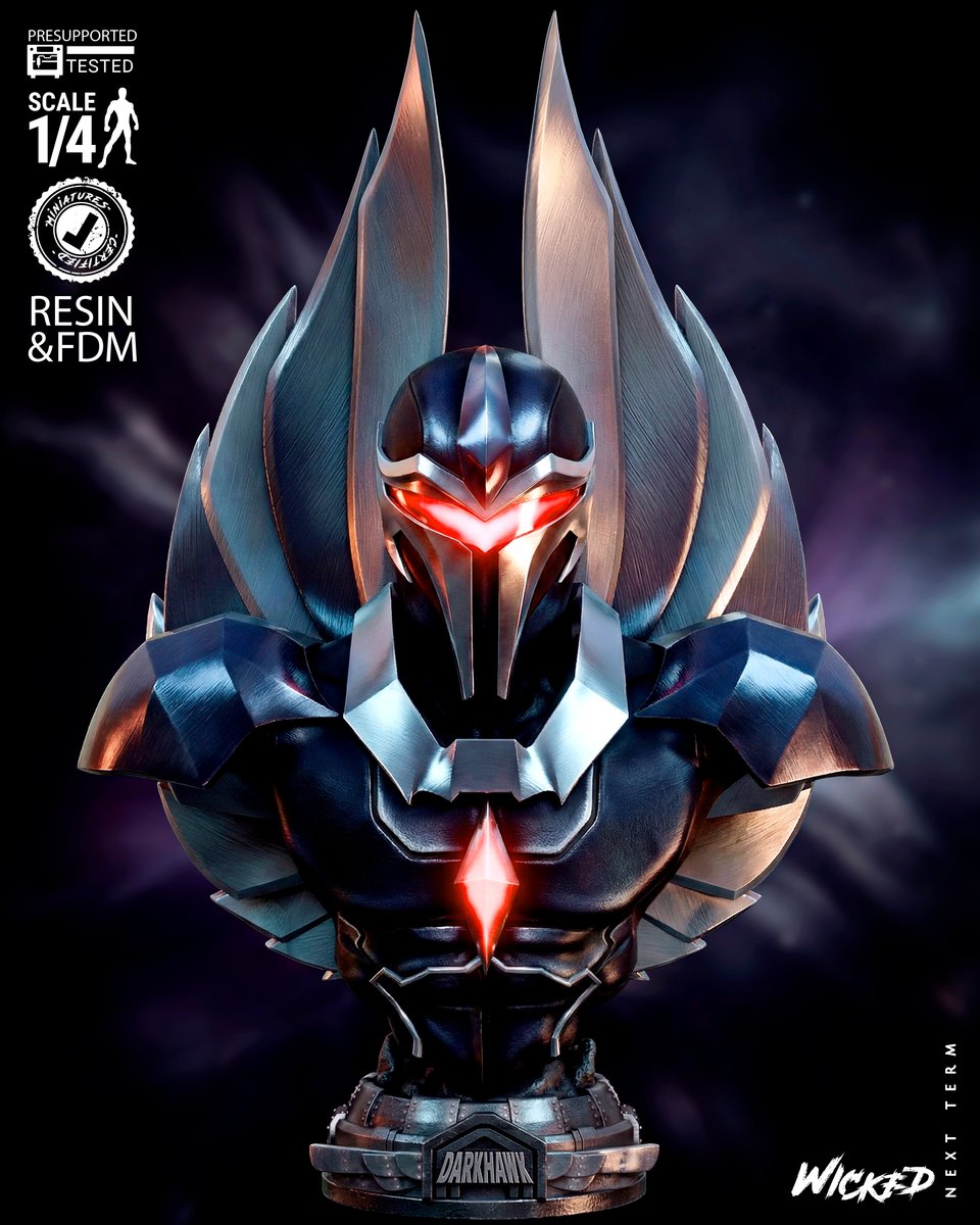 Marvel Darkhawk Portrait Bust