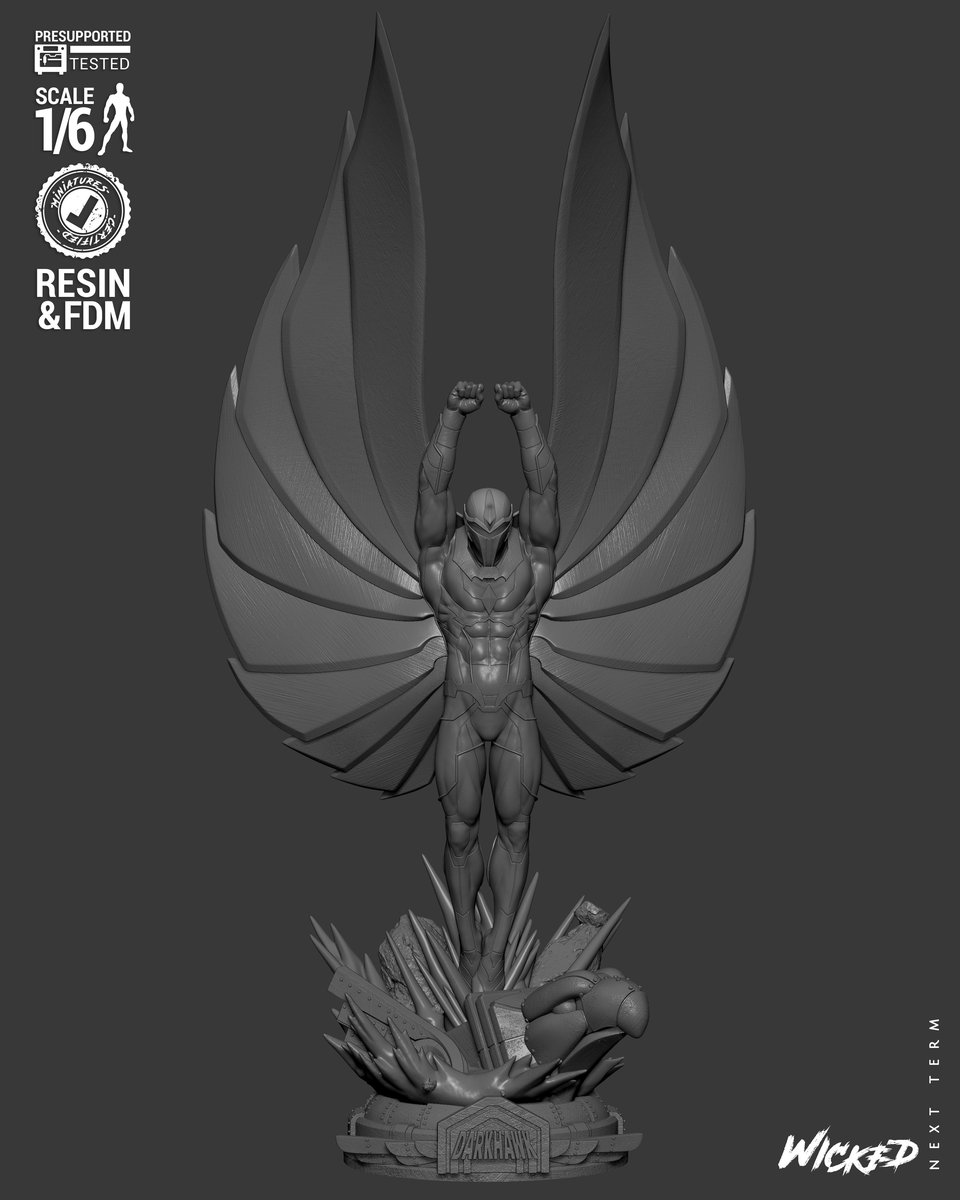 Marvel Darkhawk Sculpture