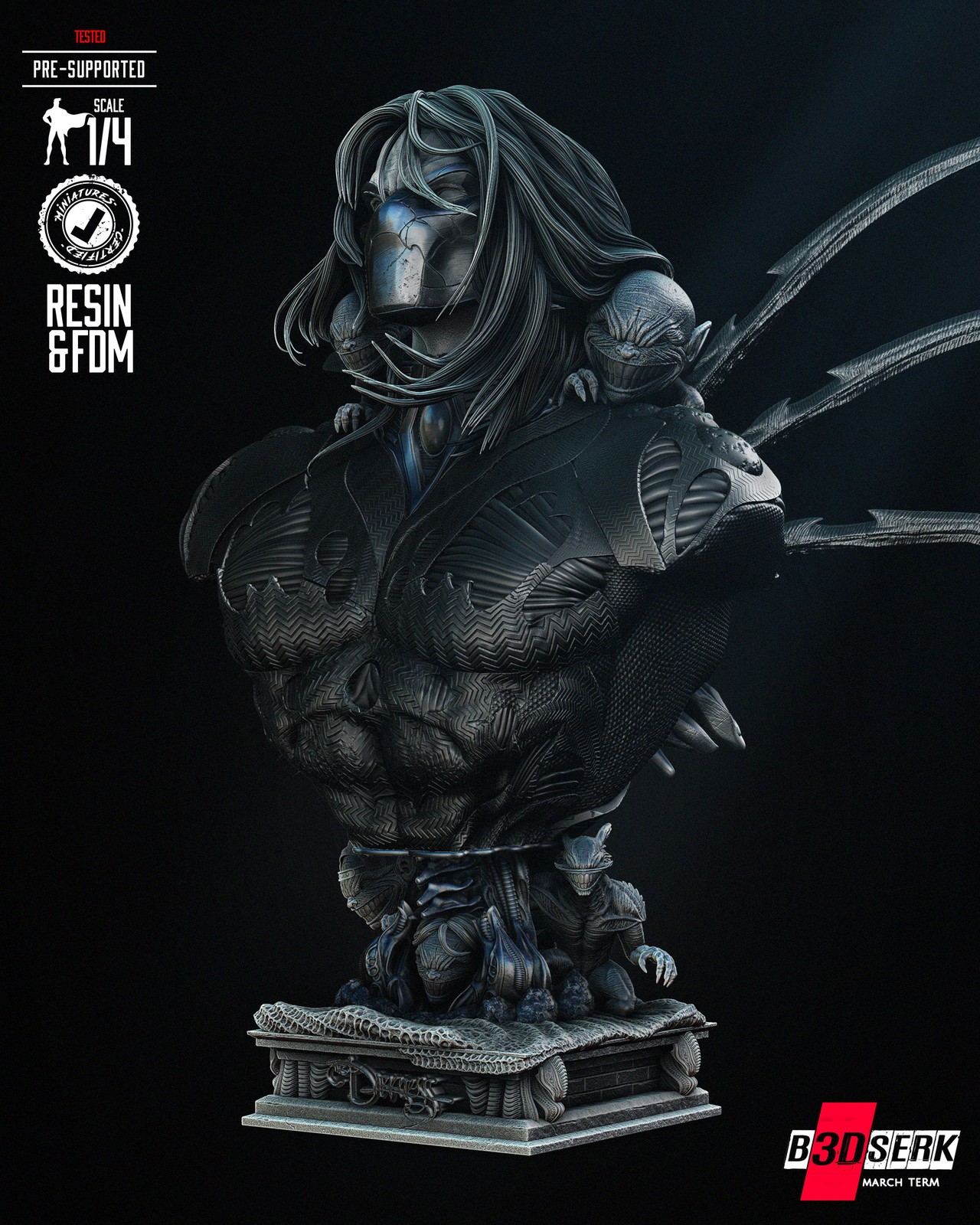 Darkness Portrait Bust - Image 2