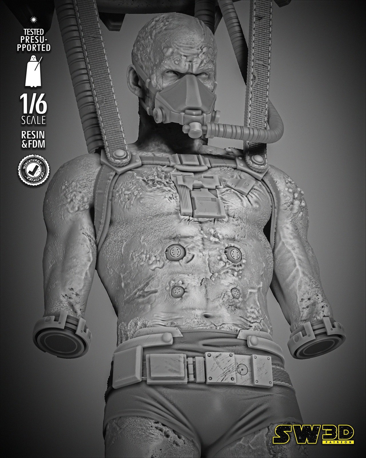 Darth Vader in the Bacta Tank Sculpture - Image 3