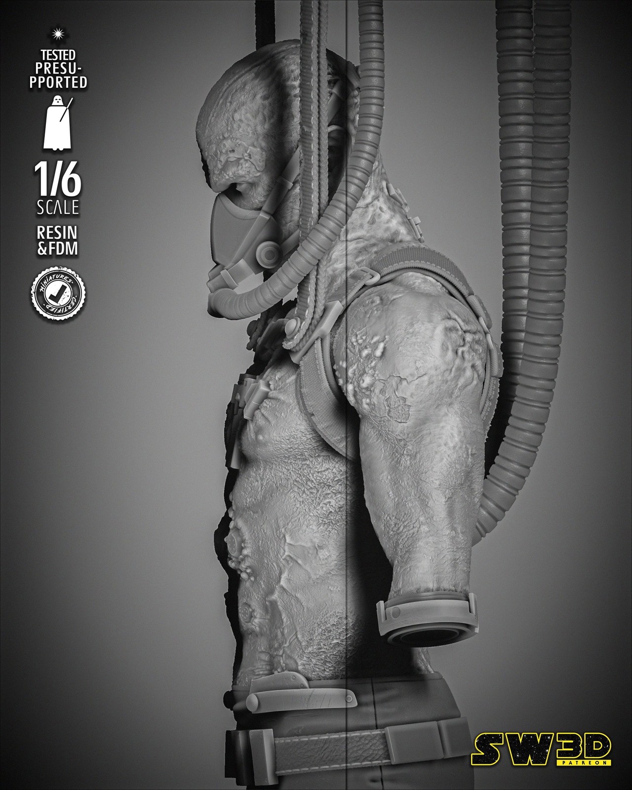 Darth Vader in the Bacta Tank Sculpture - Image 4