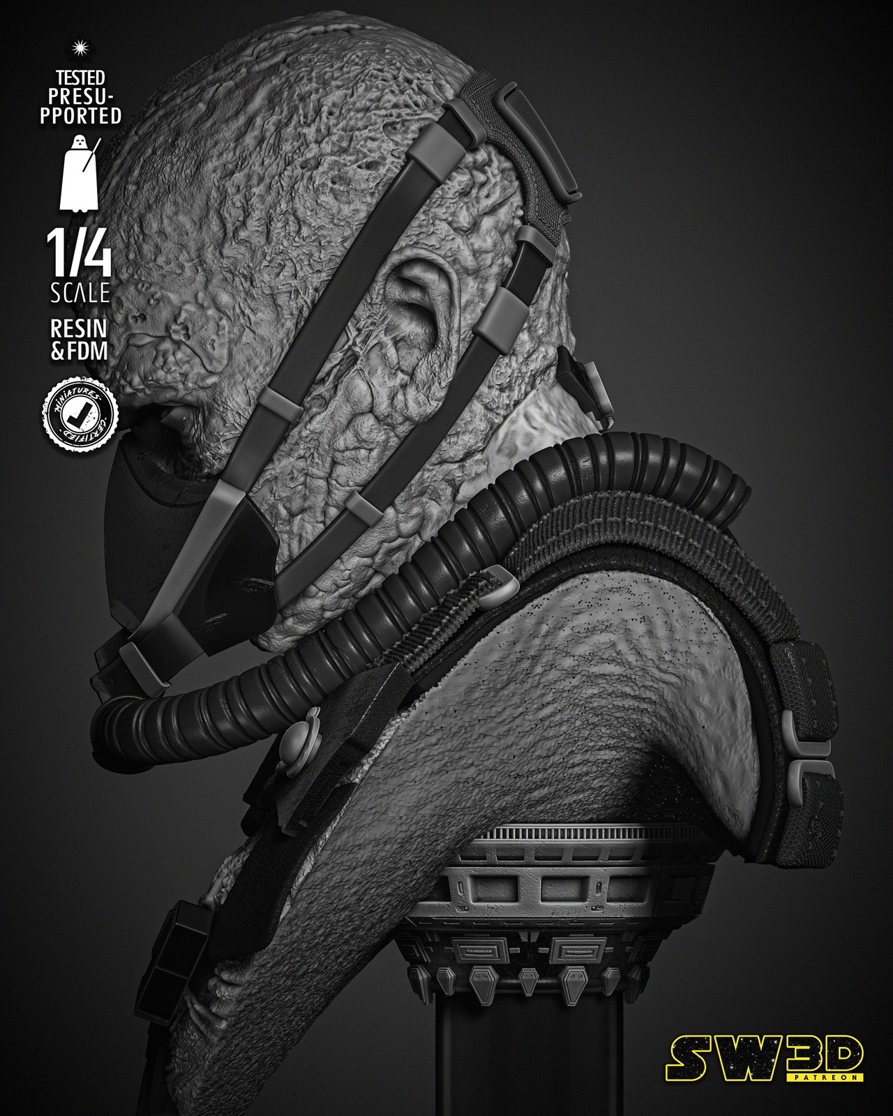Darth Vader in the Bacta Tank Portrait Bust - Image 4