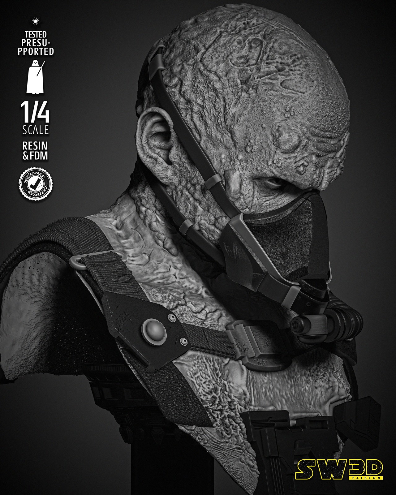 Darth Vader in the Bacta Tank Portrait Bust - Image 5