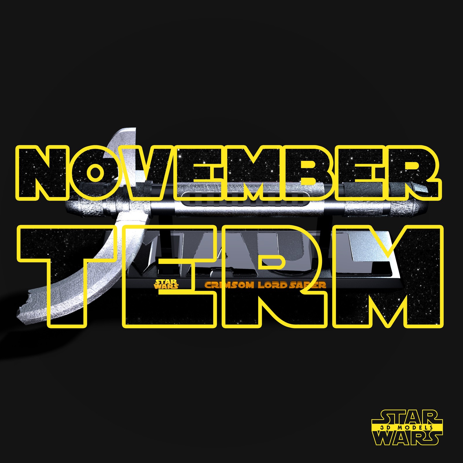 Darth Maul Lightsaber Sculpture - Image 2