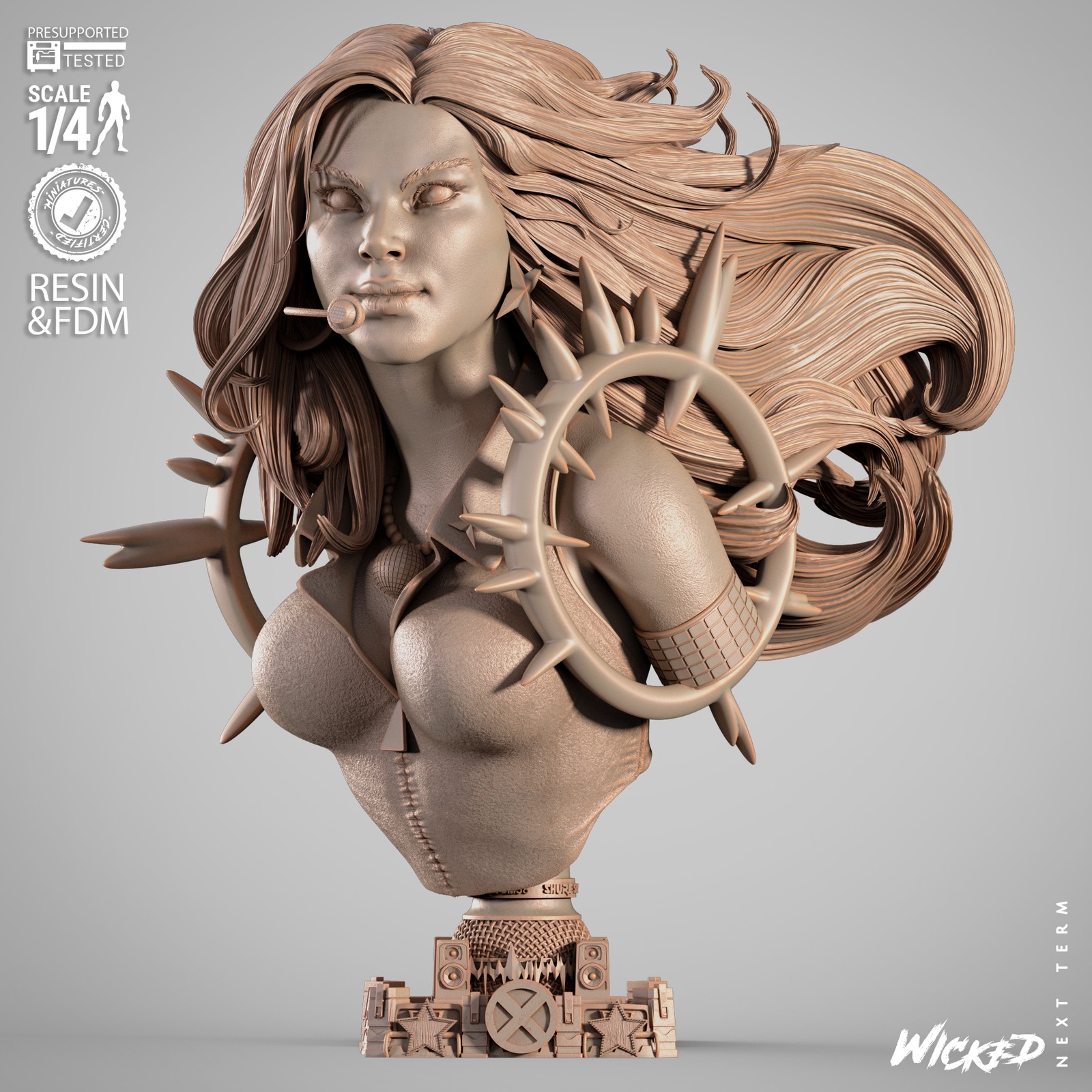 Marvel Dazzler Portrait Bust