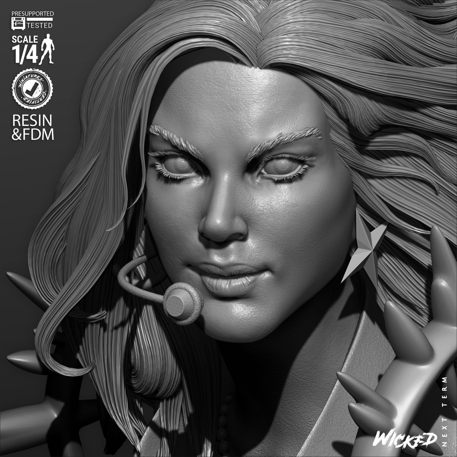 Marvel Dazzler Portrait Bust - Image 5
