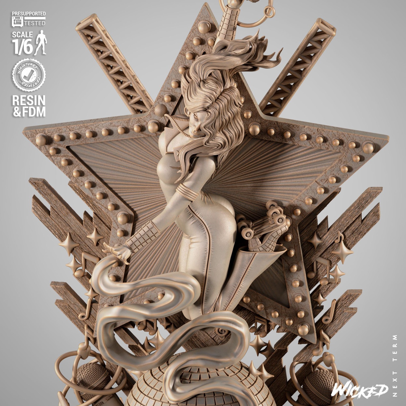 Marvel Dazzler Sculpture - Image 4