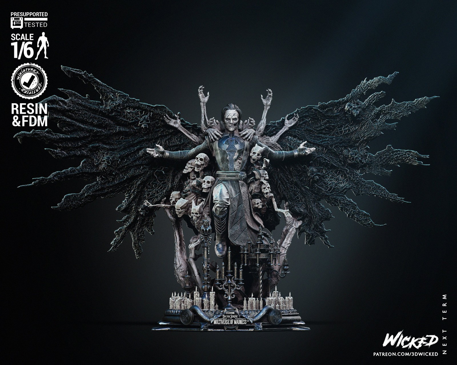 Marvel Dead Strange Sculpture