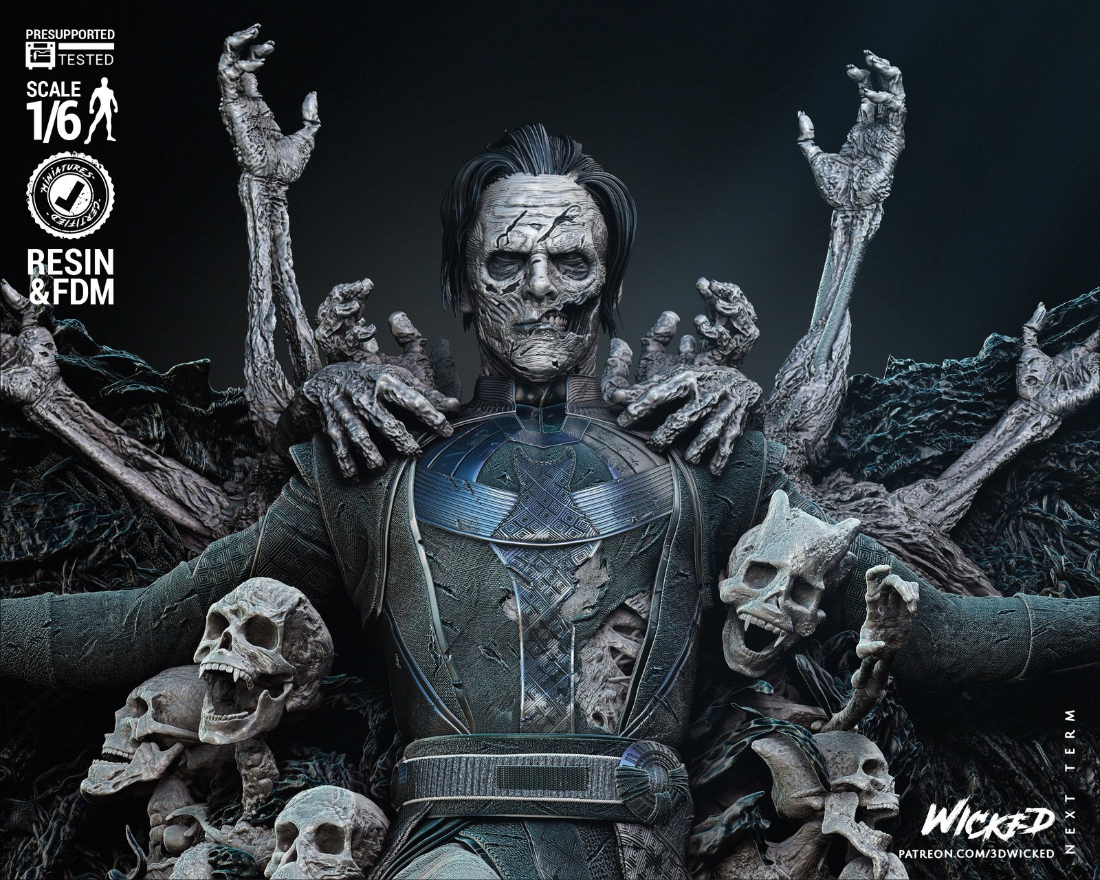 Marvel Dead Strange Sculpture - Image 3