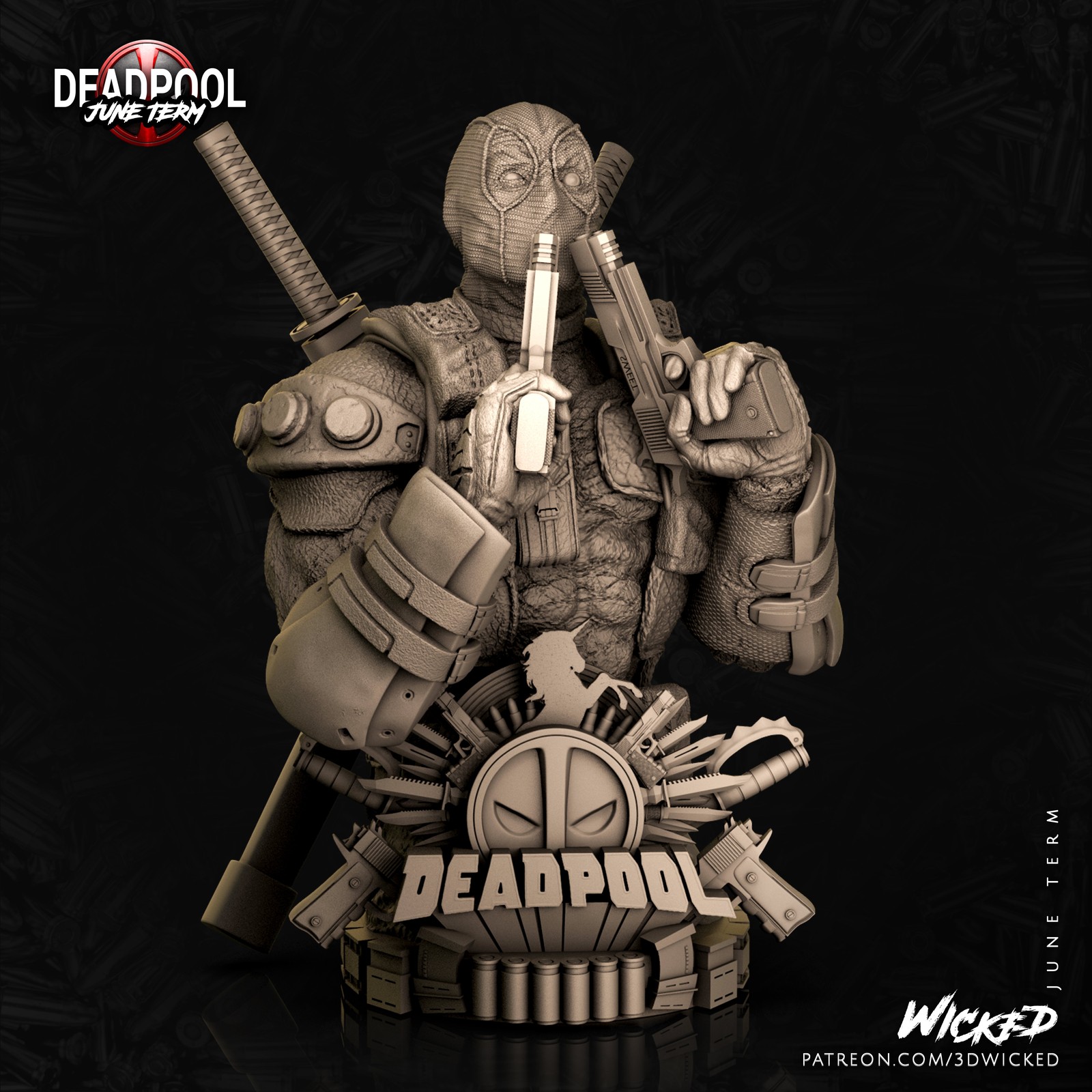 Marvel Deadpool Bust - Image 4