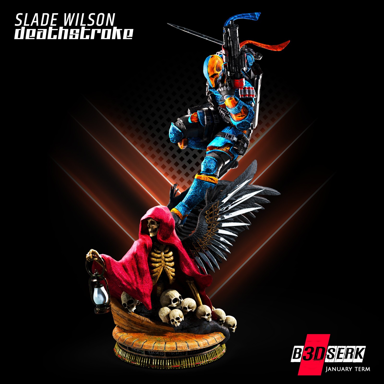 Deathstroke Sculpture