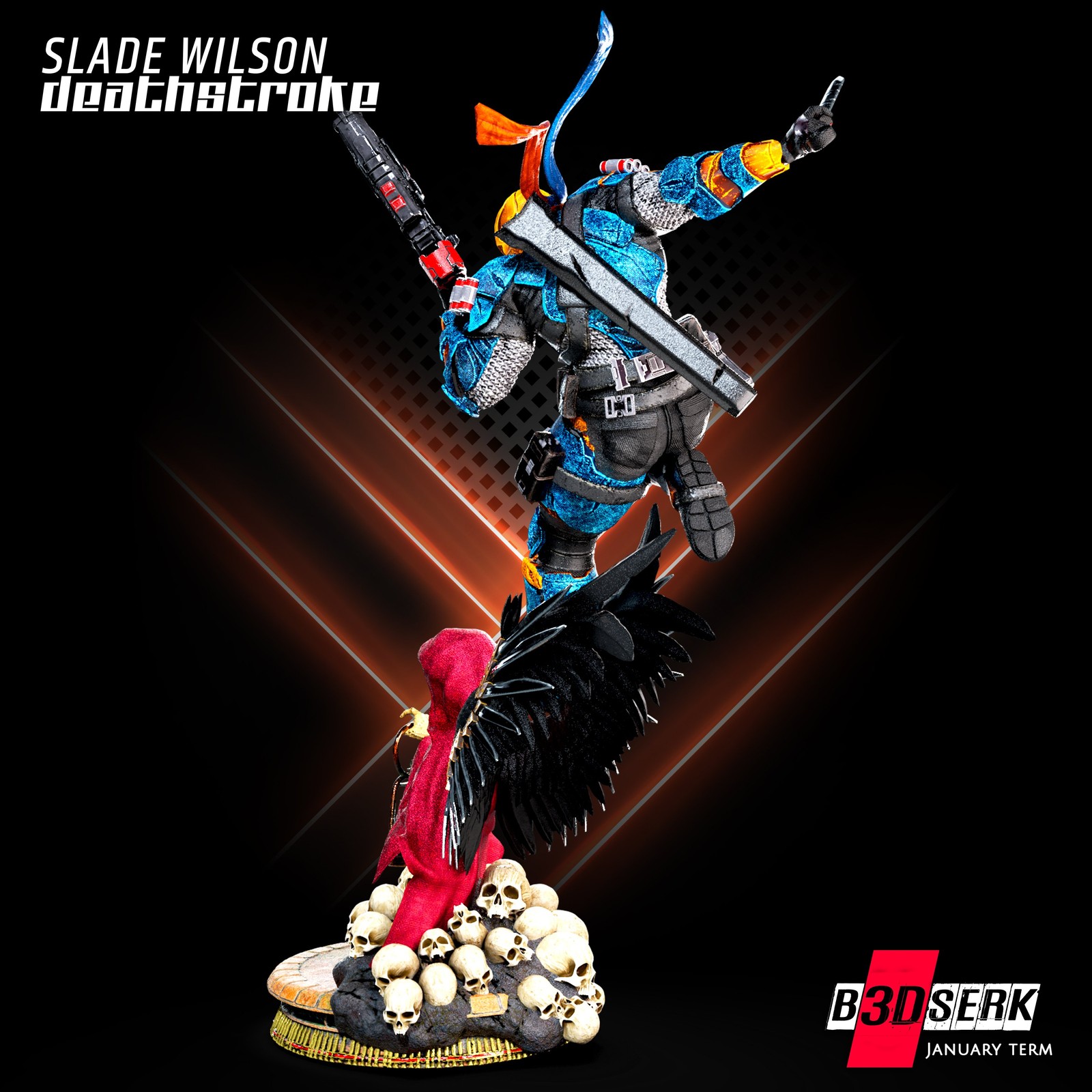 Deathstroke Sculpture - Image 4