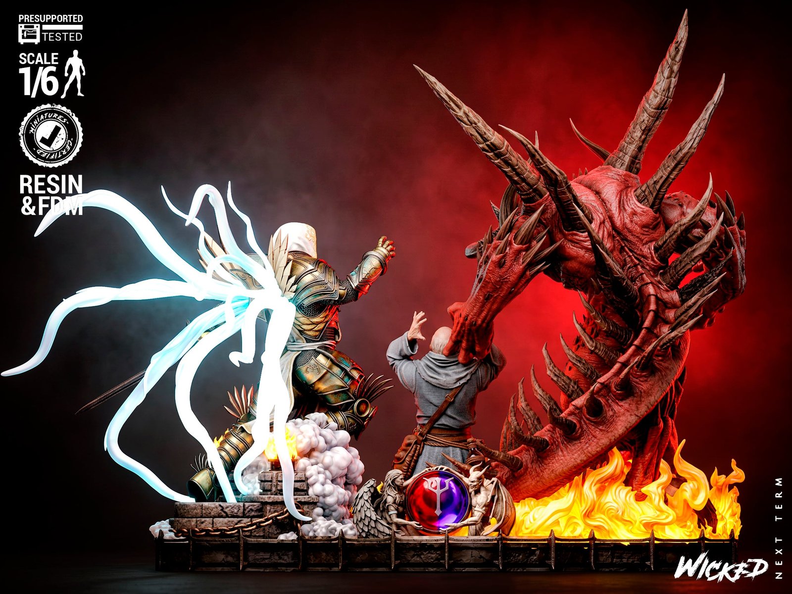 Diablo & Tyrael - Diorama (Diablo II) - Image 3